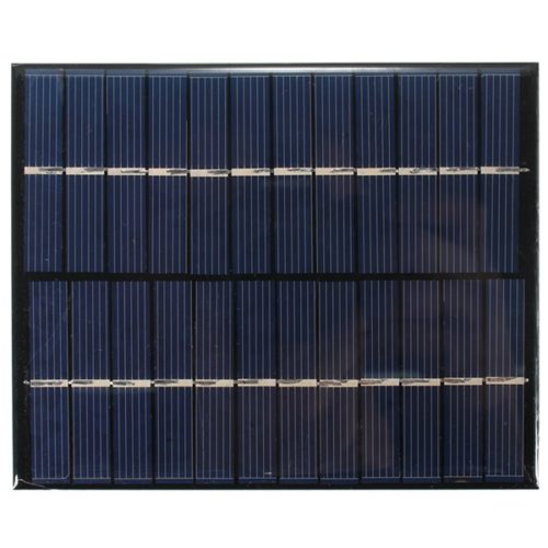 2W 12V 0-160mA Polycrystalline Mini Solar Panel Photovoltaic Panel 5