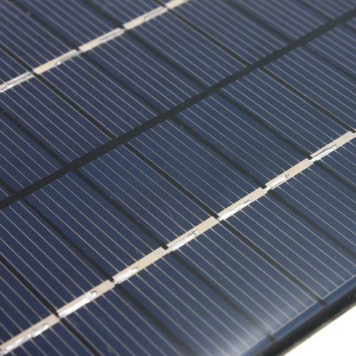 2W 12V 0-160mA Polycrystalline Mini Solar Panel Photovoltaic Panel 7