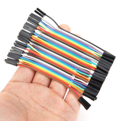 40pcs 10cm Female To Female Jumper Cable Dupont Wire For Arduino 5
