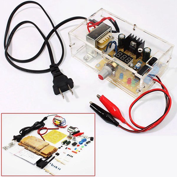 LM317 Adjustable Voltage EU 220V Power Supply Module Kit Electronics DIY Spare Parts 1 LM317 Adjustable Voltage EU 220V Power Supply Module Kit Electronics DIY Spare Parts