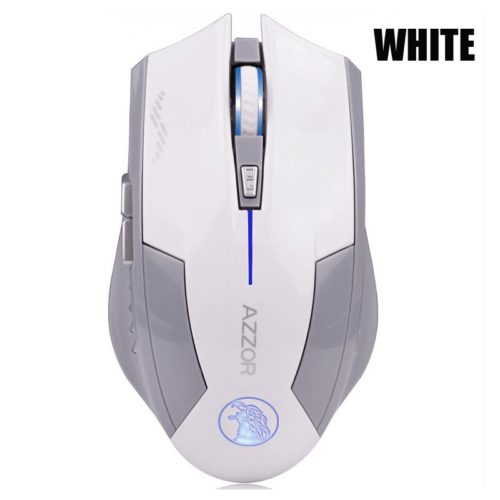 Azzor Wireless 2400DPI 2.4GHz Silence Ergonomic Laser Gaming Rechargeable Mouse 6