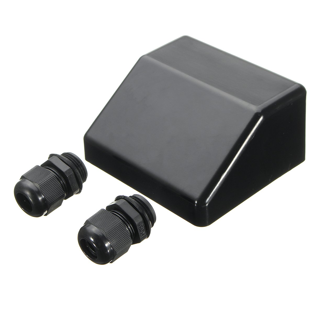 Black UV Resistant Solar Panels ABS Mounting Brackets Junction Box 1 Black UV Resistant Solar Panels ABS Mounting Brackets Junction Box