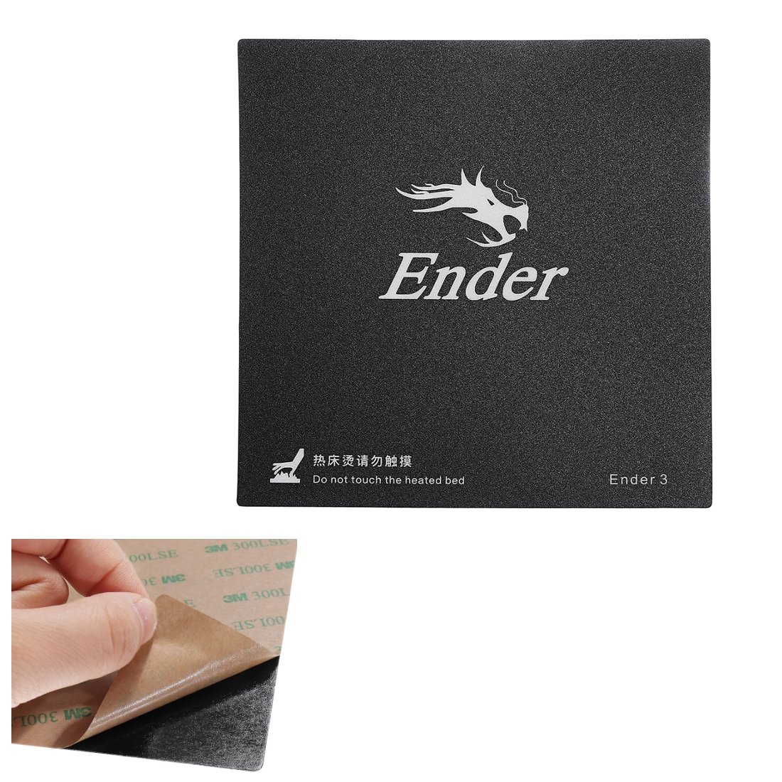 3pcs Creality 3D® 235*235mm Frosted Heated Bed Hot Bed Platform Sticker With 3M Backing For Ender-3 3D Printer Part 2