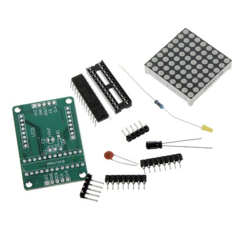 10Pcs MAX7219 Dot Matrix Module DIY Kit 5V 8*8 SCM Control Board For Arduino 2