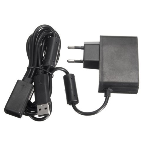 2.3m USB AC Adapter Power Supply Cable for Xbox 360 Kinect Sensor EU/US Plug 2