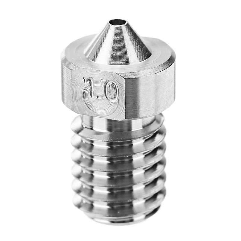 0.3mm/0.4mm/0.6mm/0.8mm/1.0mm Titanium Alloy M6 Thread Nozzle for 3D Printer 7 0.3mm/0.4mm/0.6mm/0.8mm/1.0mm Titanium Alloy M6 Thread Nozzle for 3D Printer - Image 7