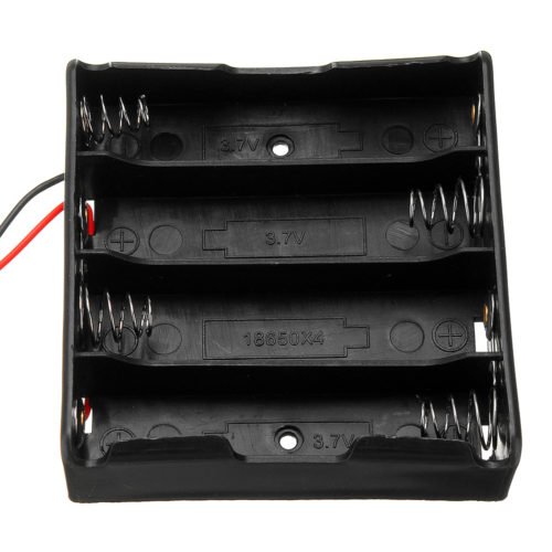 3pcs Plastic Battery Storage Case Box Battery Holder For 4 x 18650 Battery 4