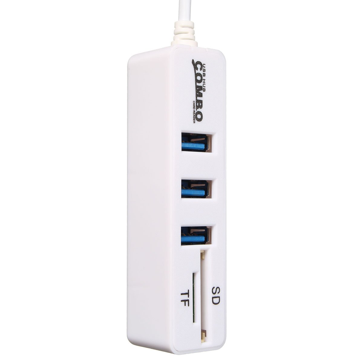 Mini 3 USB2.0 Ports Hub SD TF Card Reader Combo 2 Mini 3 USB2.0 Ports Hub SD TF Card Reader Combo - Image 2