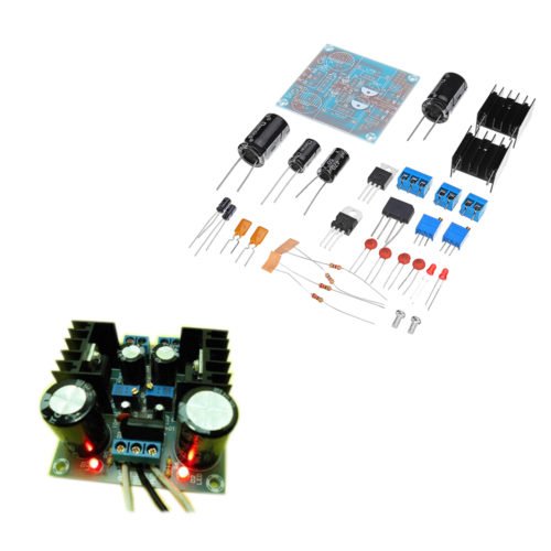 3pcs DIY LM317+LM337 Negative Dual Power Adjustable Kit Power Supply Module Board Electronic Component 1
