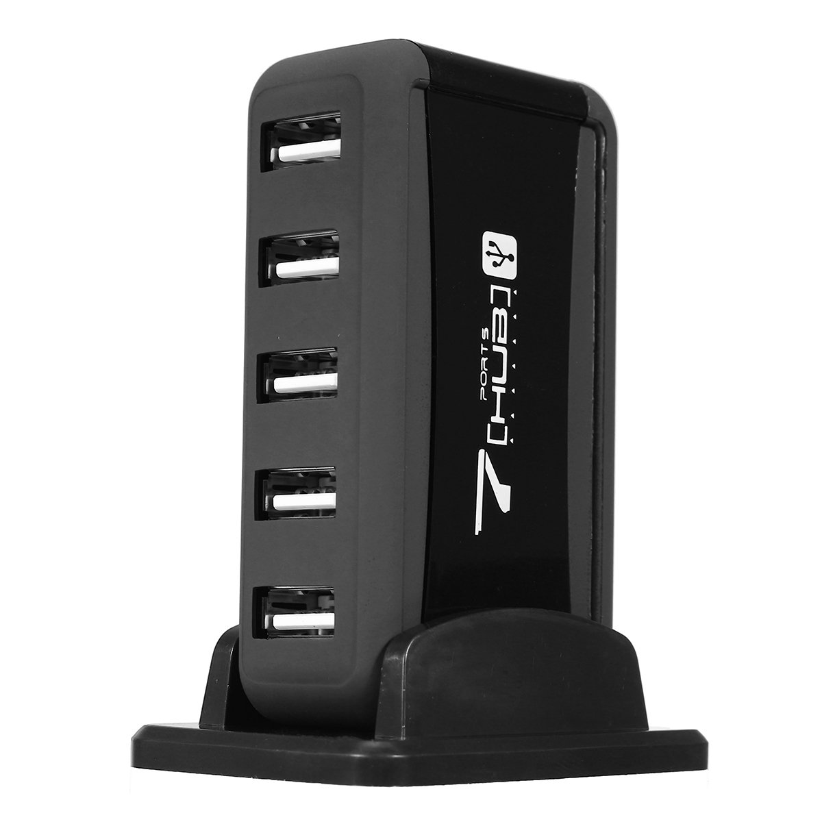 EU/US Vertical 7 Port USB 2.0 High Speed Hub+AC Power Supply Adapter For Raspberry Pi PC 7 EU/US Vertical 7 Port USB 2.0 High Speed Hub+AC Power Supply Adapter For Raspberry Pi PC - Image 7