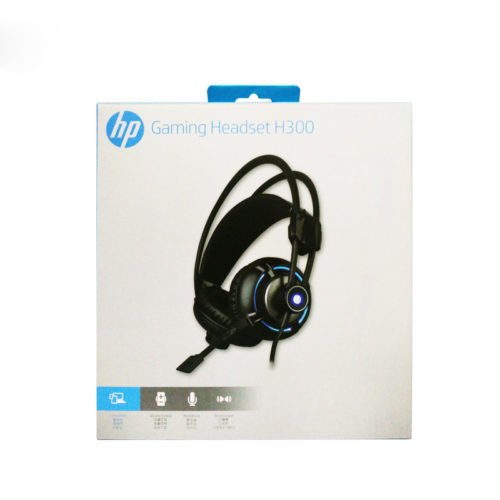 HP® H300 USB 3.5mm Wired 4D Stereo Gaming Headphone Headset with Microphone 4