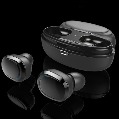 [Truly Wireless] Invisible Bluetooth Earphone Stereo Bass Sound Noise Cancelling Headset With HD Mic 1