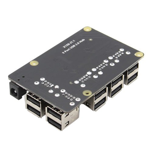 X150 9-Port USB Hub / Power Supply Expansion Board for Raspberry Pi 4