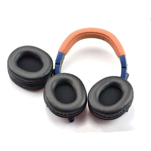 Replacement Headphone Earpads For Headband Cover ATH-M50X M30X M40X Headset Cushion With Zipper 4