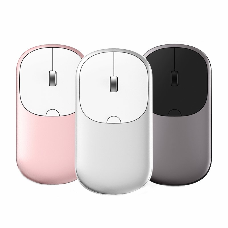 Ajazz I35T Wireless 2.4G Bluetooth 4.0 Dual-Mode Mouse Lightweight Office Mice 1000DPI Rechargeable 1