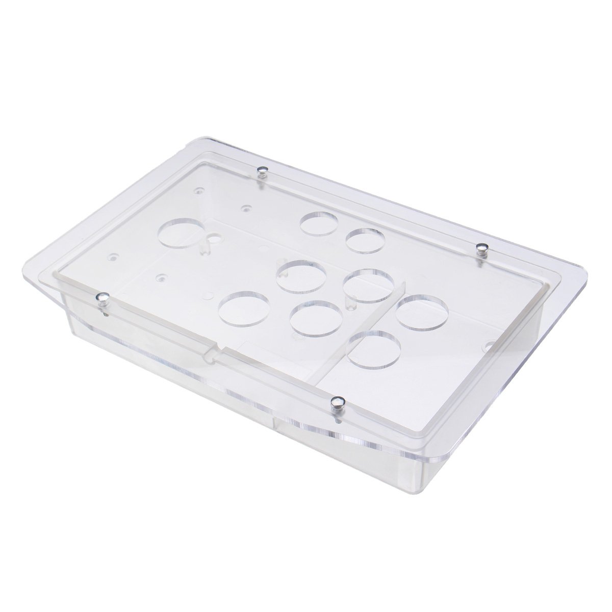 DIY Clear Black Acrylic Panel Case Sturdy Construction for Arcade Joystick Game Controller 8 DIY Clear Black Acrylic Panel Case Sturdy Construction for Arcade Joystick Game Controller - Image 8