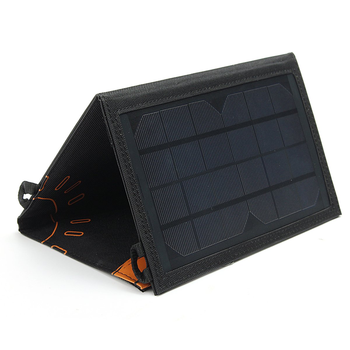 7W 5V 1.4A Foldable USB Output Solar Panel Power Bank Solar Charger 2 7W 5V 1.4A Foldable USB Output Solar Panel Power Bank Solar Charger - Image 2