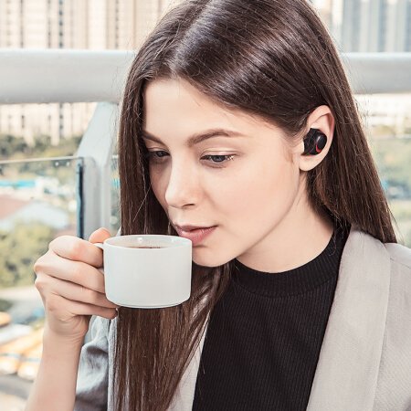 HAVIT TWS Wireless Earbuds Bluetooth 5.0 Earphone Sport IPX5 Waterproof with 2200mAh Charging Box 4 HAVIT TWS Wireless Earbuds Bluetooth 5.0 Earphone Sport IPX5 Waterproof with 2200mAh Charging Box - Image 4