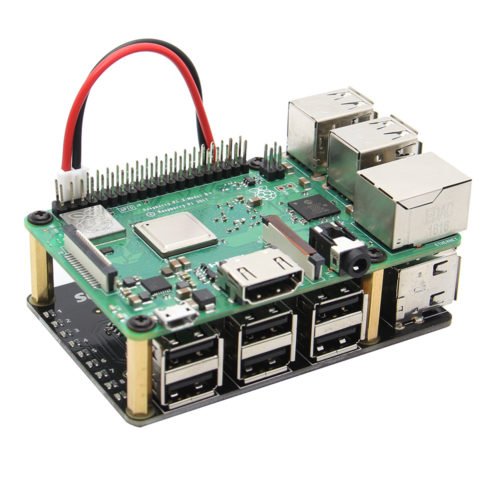 X150 9-Port USB Hub / Power Supply Expansion Board for Raspberry Pi 6
