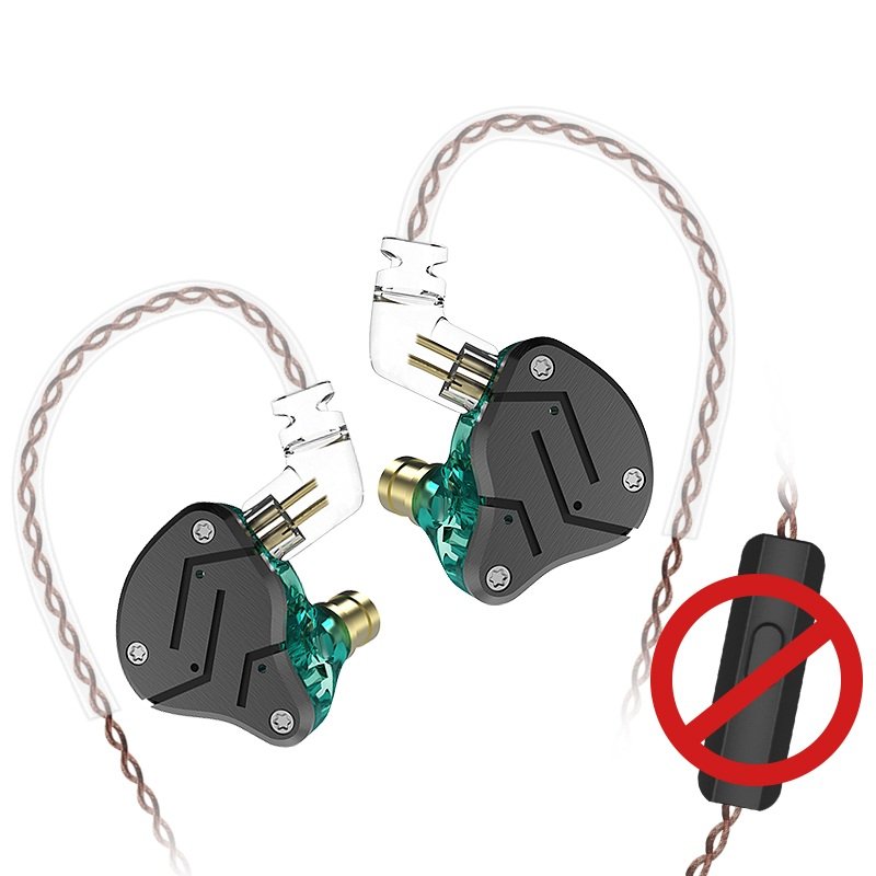 KZ ZSN HiFi Dynamic Balanced Armature Driver Hybrid Earphone Noise Cancelling 3.5mm Wire Headphone 5 KZ ZSN HiFi Dynamic Balanced Armature Driver Hybrid Earphone Noise Cancelling 3.5mm Wire Headphone - Image 5