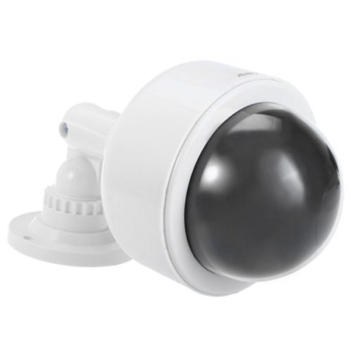 Waterproof Dummy Dome PTZ Fake Camera Surveillance Security CCTV Blinking Red LED Light Monitor 4
