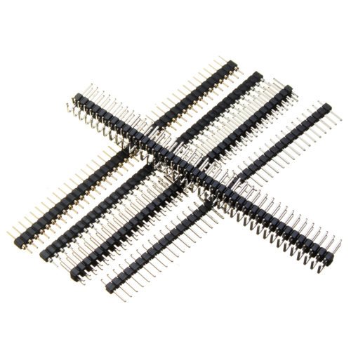 40Pcs 8 Kinds 2.54mm Breakaway PCB Board 40 Pin Male And Female Pin Header Connectors Kit For Arduino Prototype Shield 8
