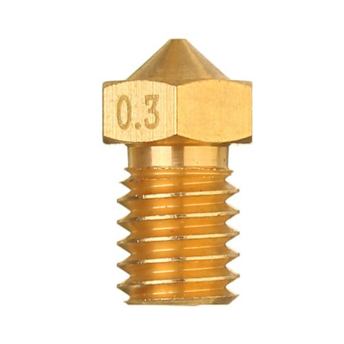 TRONXY® V6 0.2/0.3/0.4/0.5/0.6/0.8mm M6 Thread Brass Extruder Nozzle For 3D Printer Parts 7