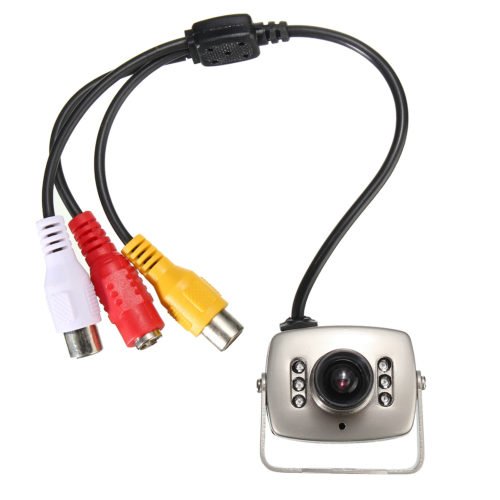 6 LED Mini Wired Infrared CMOS CCTV Camera Security Color Night Vision 4
