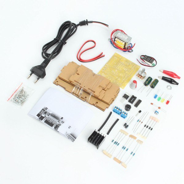 LM317 Adjustable Voltage EU 220V Power Supply Module Kit Electronics DIY Spare Parts 2 LM317 Adjustable Voltage EU 220V Power Supply Module Kit Electronics DIY Spare Parts - Image 2