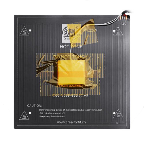 Creality 3D® 24V 220W 235*235mm Aluminum Heated Bed Hot Bed Kit With Installed Cable For Ender-3 3D Printer 5