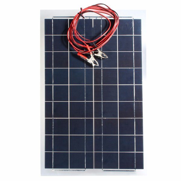 30W 12V Semi Flexible Solar Panel Device Battery Charger 1