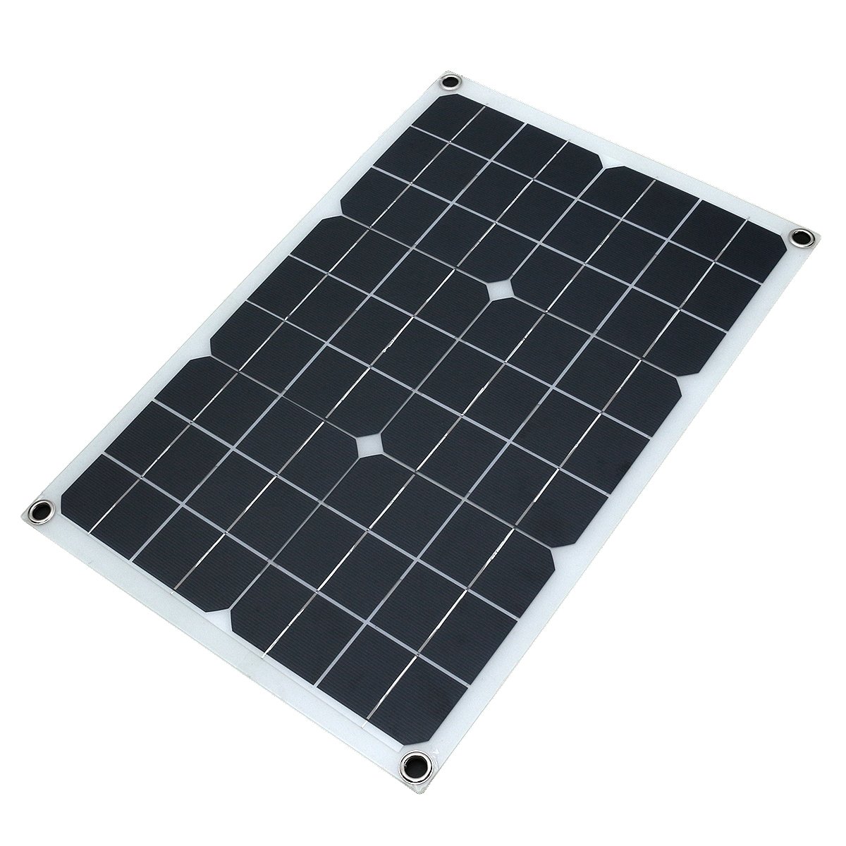 20W 18/5V 42*28cm DC Monocrystalline Solar Panel with DC5521 Battery Clip 5 20W 18/5V 42*28cm DC Monocrystalline Solar Panel with DC5521 Battery Clip - Image 5