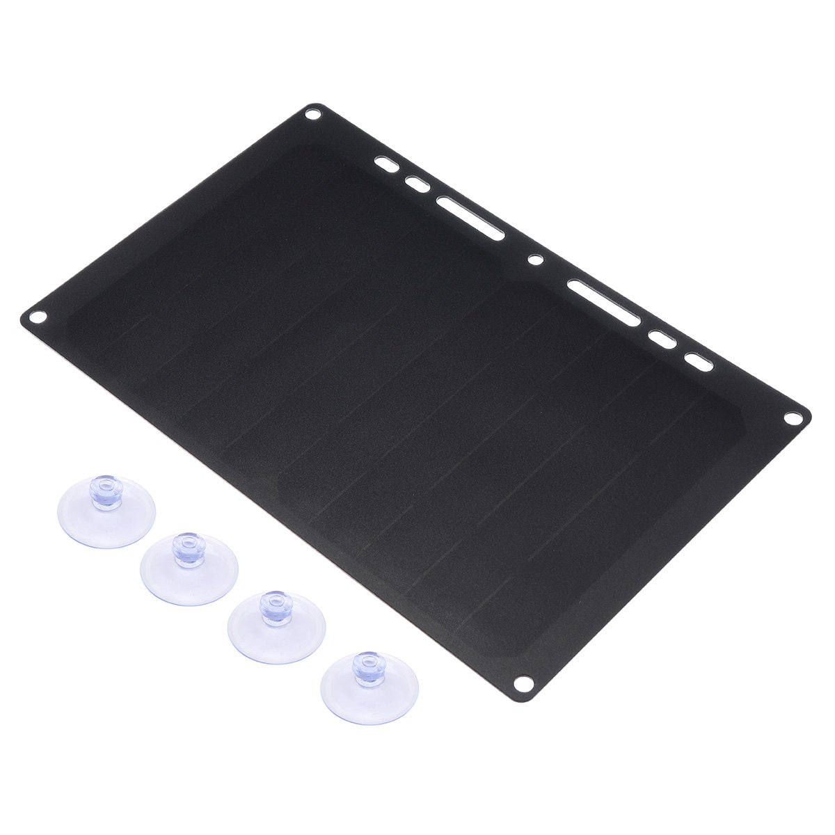 5V 10W Portable Ultra-thin Solar Panel Solar Power USB Charger with Sucker 2