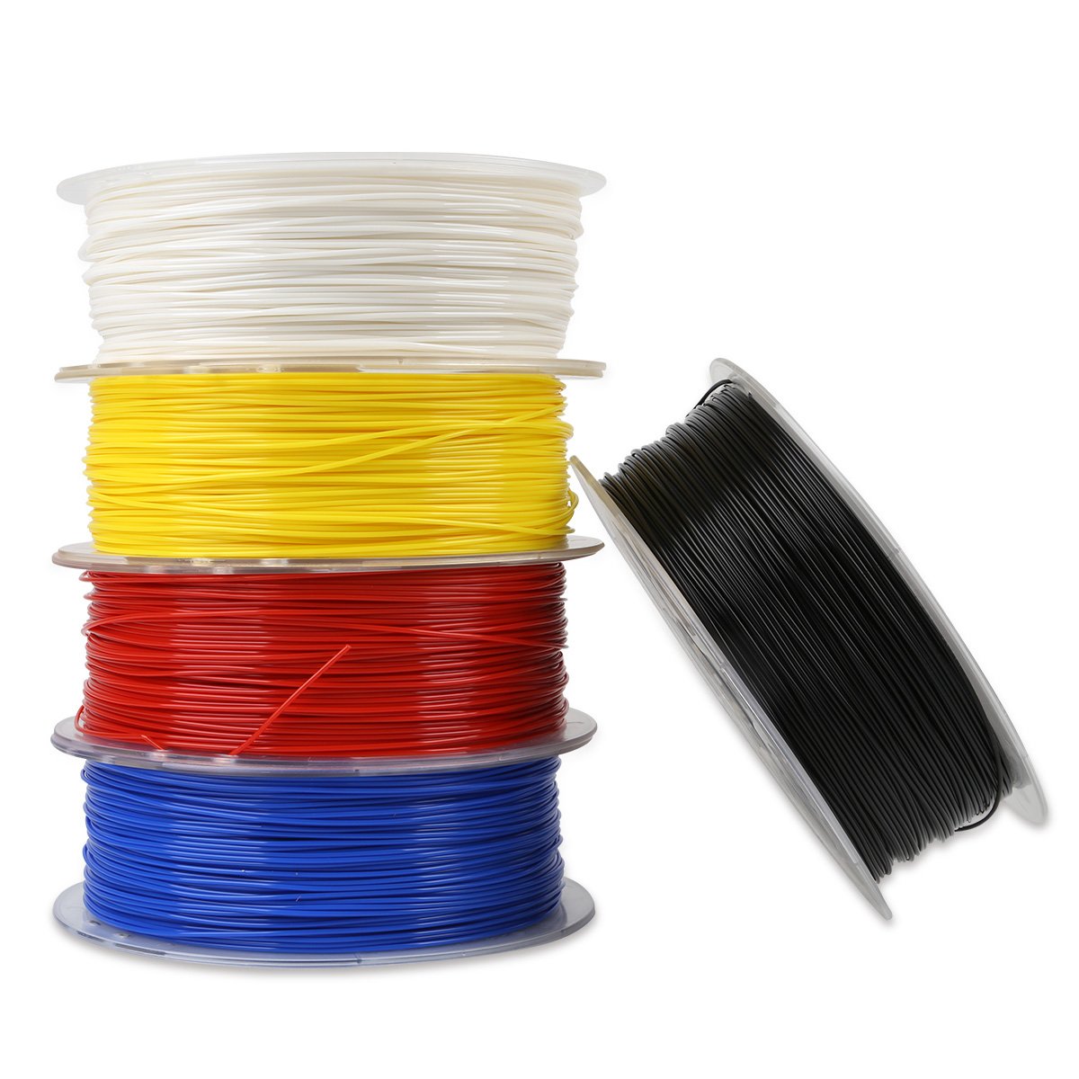 Creality 3D® White/Black/Yellow/Blue/Red 1KG 1.75mm PLA Filament For 3D Printer 2