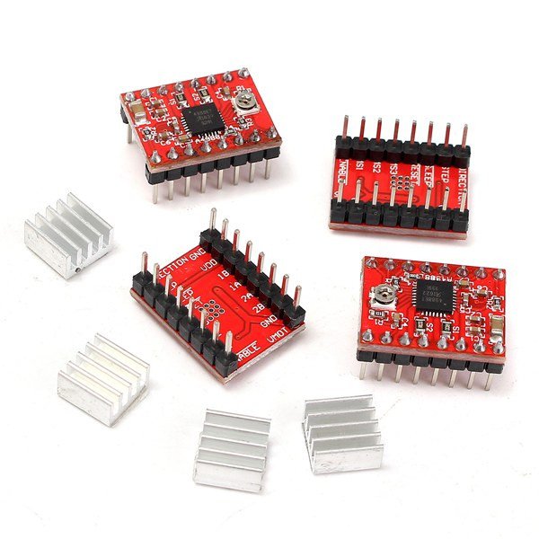 CNC Shield Board + 4Pcs A4988 Stepper Motor Driver For Arduino 3D Printer 6 CNC Shield Board + 4Pcs A4988 Stepper Motor Driver For Arduino 3D Printer - Image 6