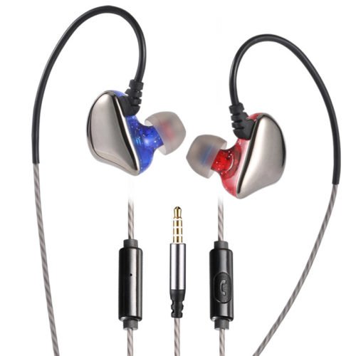 X6 In-Ear 3.5mm Wired Deep Bass Earphone Ergonomic Earphone with Microphone 1