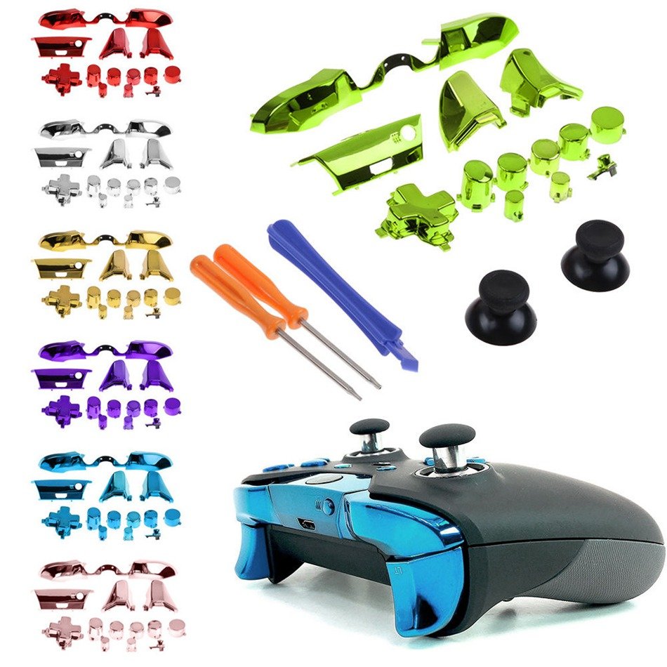 Game Controller Bumper Triggers Buttons Replacement Full Set D-pad For Xbox One Elite X1 2