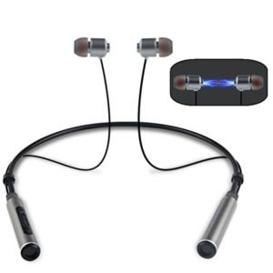 Binai B22 Magnetic Adsorption IPX4 Waterproof Necklace HiFi Bass CSR4.2 Bluetooth Earphone With Mic