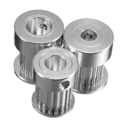 GT2 Timing Pulley 20Teeth Alumium Gear Bore 5MM 6.35MM 8MM For GT2 Belt Width 10mm For 3D Printer 2