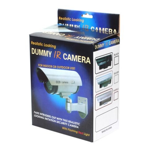 CA-11-05 2-in-1 Power Supply 30pcs IR LED Light Outdoor Fake CCTV Dummy Simulational Camera 5