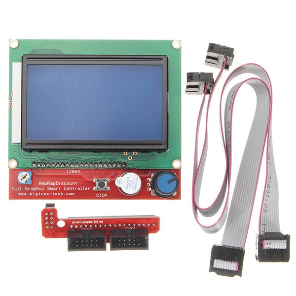 Intelligent Digital LCD 12864 Display 3D Printer Controller For RAMPS 1.4 Reprap 1 Intelligent Digital LCD 12864 Display 3D Printer Controller For RAMPS 1.4 Reprap