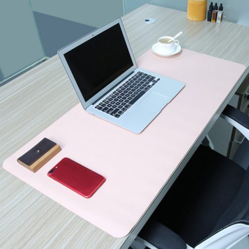 90x45cm Both Sides Two Colors PU leather Mouse Pad Mat Large Office Gaming Desk Mat 4