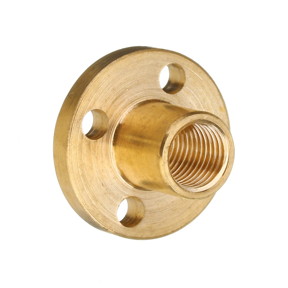 3D Printer T8 1/2/4/8/10/12mm Copper Lead Screw Nut For Stepper Motor Lead Screw 8mm Thread 6 3D Printer T8 1/2/4/8/10/12mm Copper Lead Screw Nut For Stepper Motor Lead Screw 8mm Thread - Image 6