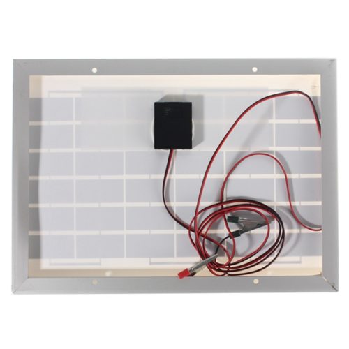 12V 10W 330 x 300 x 20mm Polycrystalline Solar Panel With 2M Cable 6