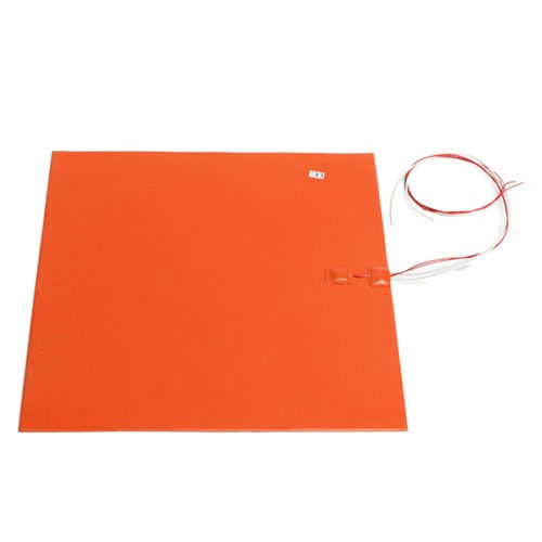 220V 40x40CM 750W Waterproof Thermostor Silicone Heated Bed Heating Pad For 3D Printer 2