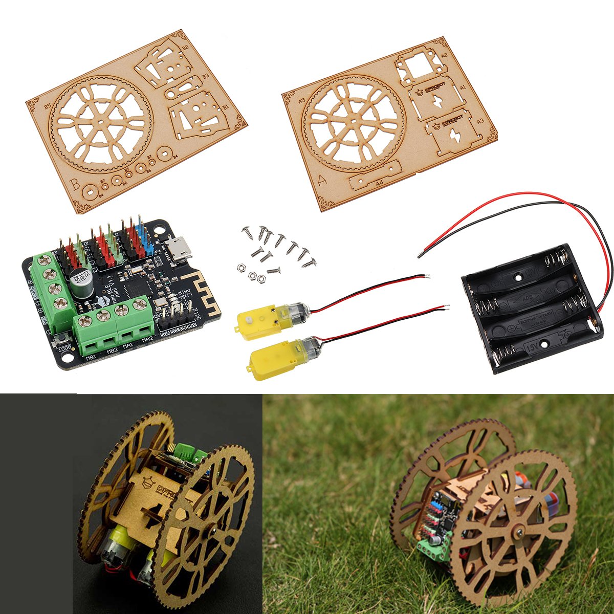 DFRobot FlameWheel Remote Control Smart Robot DIY Kit for Arduino Support iOS App 2