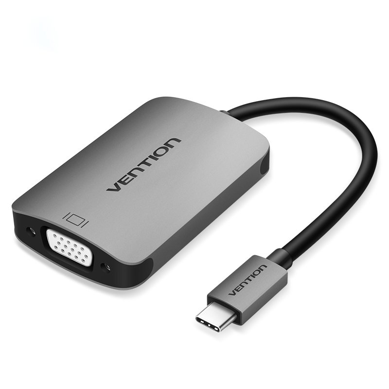 Vention CGKHA USB C to HDMI 4K VGA 1080P 60Hz Male Type-c to VGA HDMI Convertor for TV Projector Hub 5 Vention CGKHA USB C to HDMI 4K VGA 1080P 60Hz Male Type-c to VGA HDMI Convertor for TV Projector Hub - Image 5