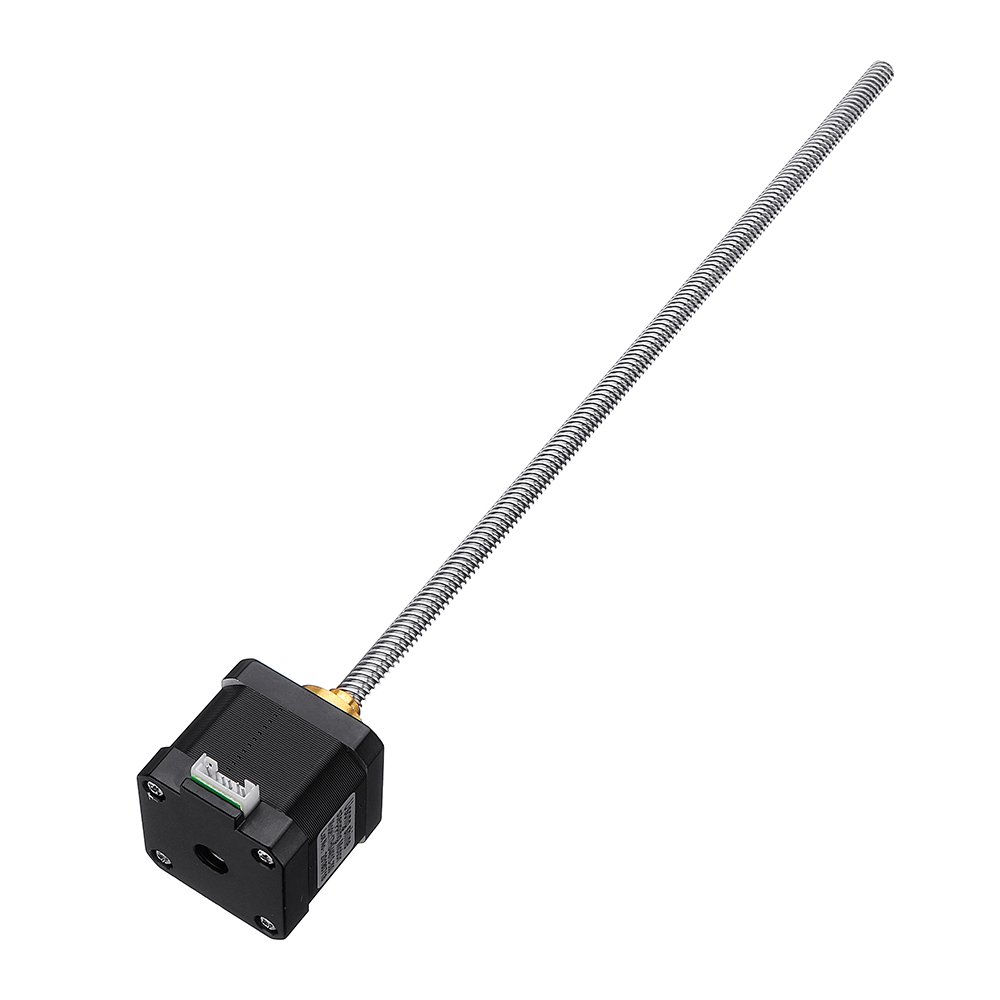 17HS4401S-300 Nema17 Stepper Motor With Stainless Steel 8mm 300mm Lead Screw + T8 Nut For 3D Printer CNC Machine 2 17HS4401S-300 Nema17 Stepper Motor With Stainless Steel 8mm 300mm Lead Screw + T8 Nut For 3D Printer CNC Machine - Image 2
