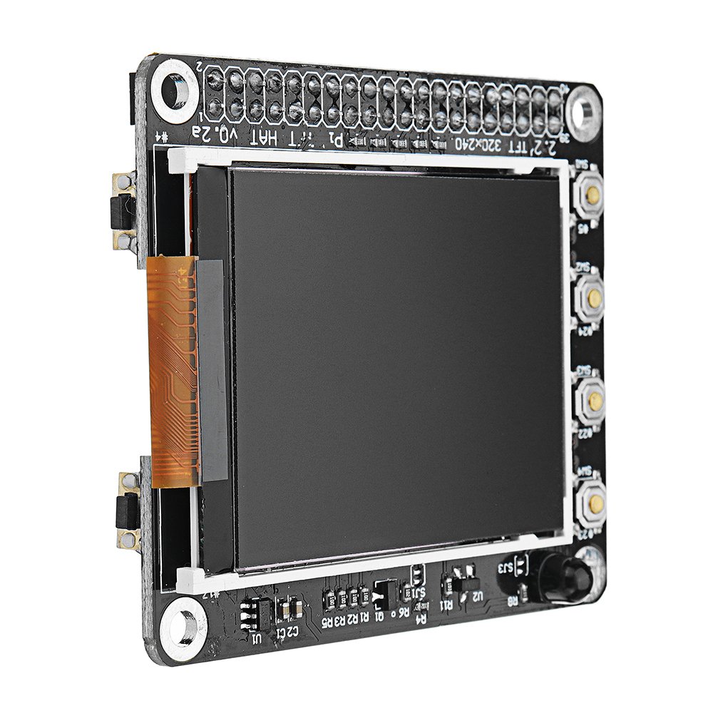 2.2 inch 320x240 TFT Screen LCD Display Hat With Buttons IR Sensor For Raspberry Pi 3/2B/B+/A+ 5 2.2 inch 320x240 TFT Screen LCD Display Hat With Buttons IR Sensor For Raspberry Pi 3/2B/B+/A+ - Image 5