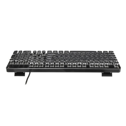 104Key RGB Mechanical Gaming Keyboard Retro Backlit Black shaft Gaming Keyboard 5